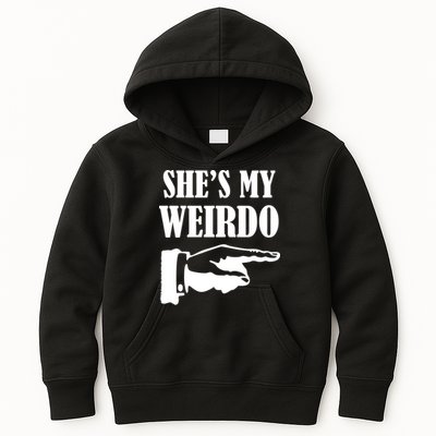 She's  My Weirdo Kids Hoodie
