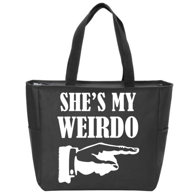She's  My Weirdo Zip Tote Bag