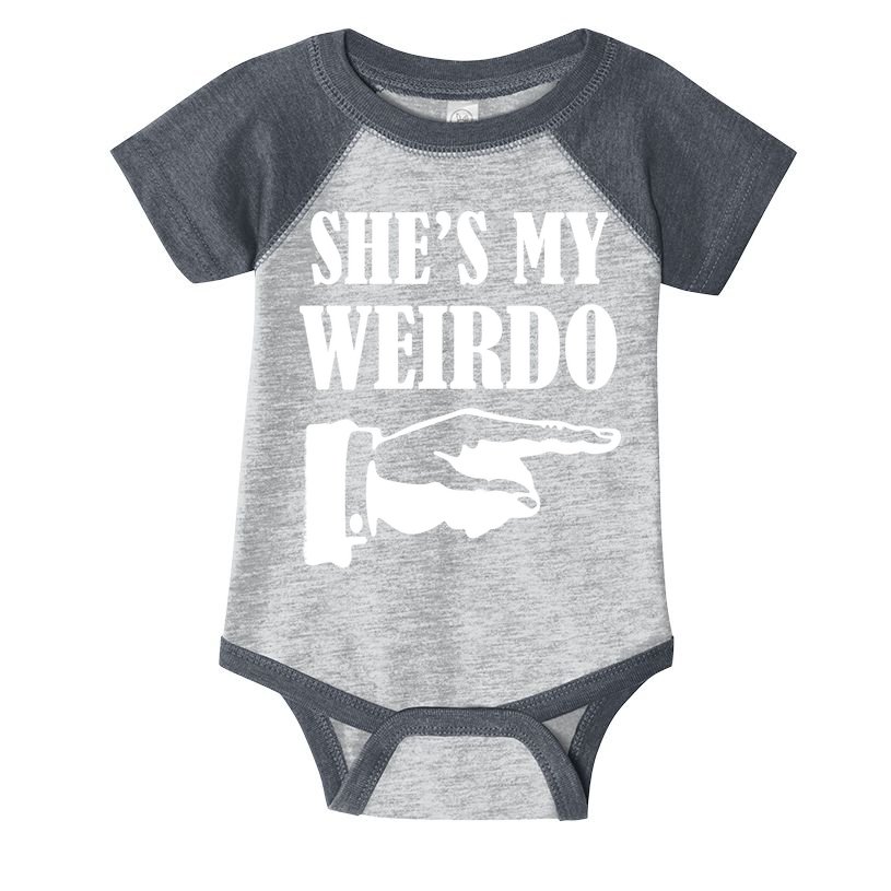 She's  My Weirdo Infant Baby Jersey Bodysuit