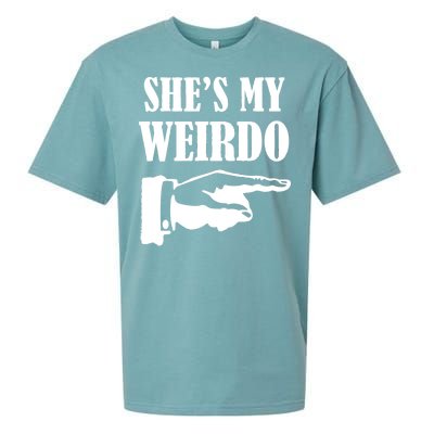 She's  My Weirdo Sueded Cloud Jersey T-Shirt