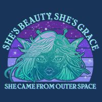 She's Beauty She's Grace She Came From Outer Space T-Shirt