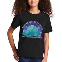 She's Beauty She's Grace She Came From Outer Space Kids T-Shirt