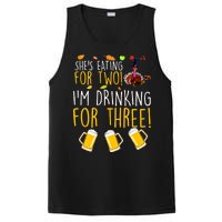 She's Eating for Two I'm Drinking for Three Thanksgiving  PosiCharge Competitor Tank