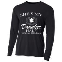 She's My Drunker Half Funny St. Patrick's Day Cooling Performance Long Sleeve Crew