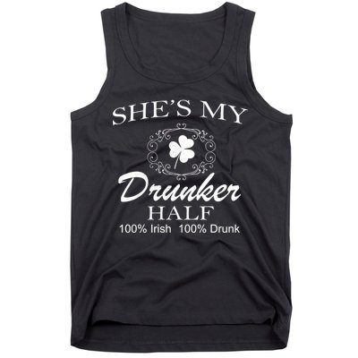 She's My Drunker Half Funny St. Patrick's Day Tank Top