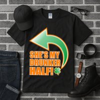 She's My Drunker Half Funny St. Patrick's Day Drinking Tall T-Shirt