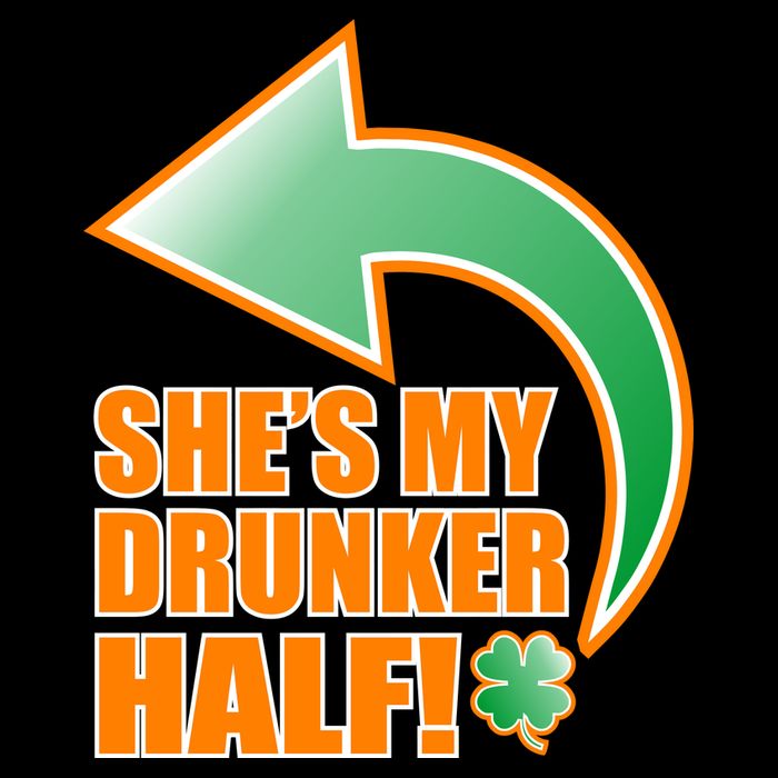 She's My Drunker Half Funny St. Patrick's Day Drinking Tall T-Shirt