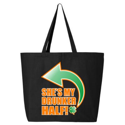 She's My Drunker Half Funny St. Patrick's Day Drinking 25L Jumbo Tote