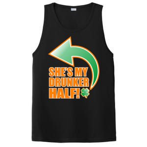 She's My Drunker Half Funny St. Patrick's Day Drinking PosiCharge Competitor Tank