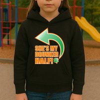 She's My Drunker Half Funny St. Patrick's Day Drinking Kids Hoodie