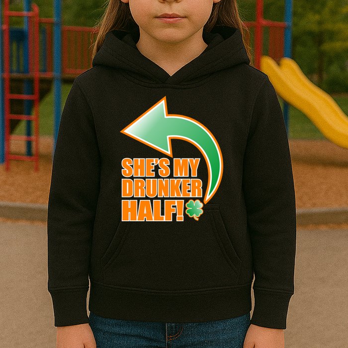 She's My Drunker Half Funny St. Patrick's Day Drinking Kids Hoodie