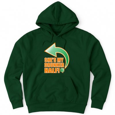 She's My Drunker Half Funny St. Patrick's Day Drinking Hoodie