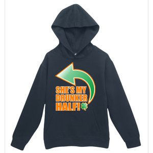 She's My Drunker Half Funny St. Patrick's Day Drinking Urban Pullover Hoodie