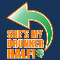She's My Drunker Half Funny St. Patrick's Day Drinking Infant Baby Jersey Bodysuit