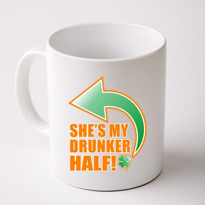 She's My Drunker Half Funny St. Patrick's Day Drinking Coffee Mug