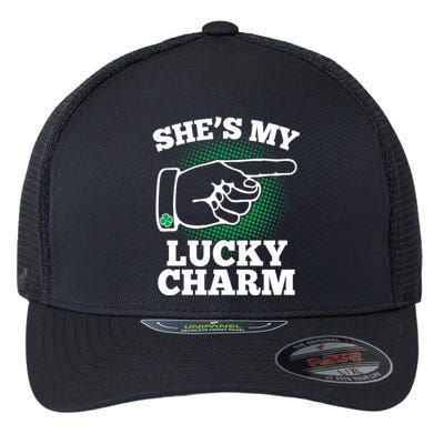 She's My Lucky Charm St Patrick's Day Matching Couples Flexfit Unipanel Trucker Cap