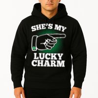 She's My Lucky Charm St Patrick's Day Matching Couples Hoodie