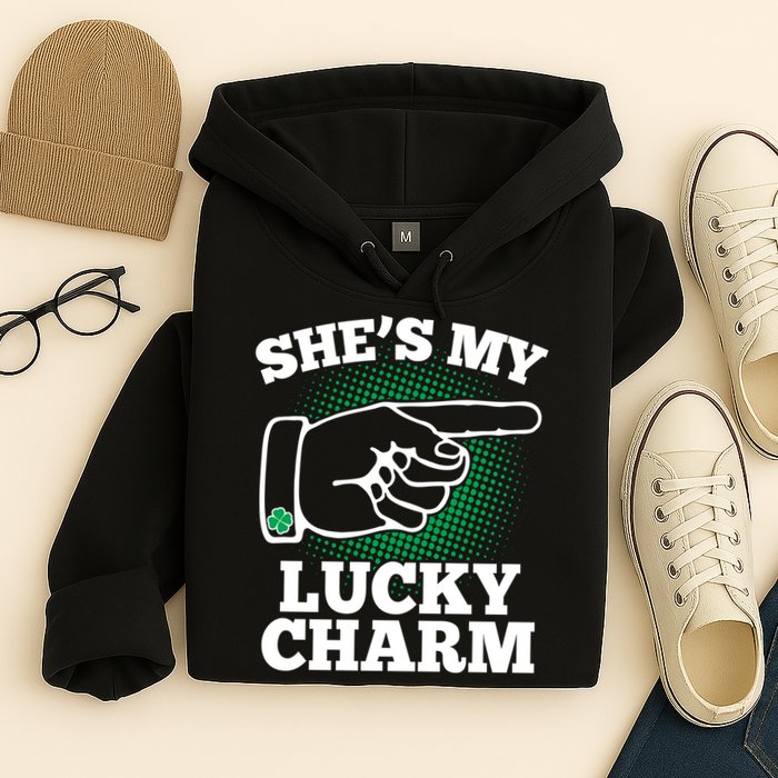 She's My Lucky Charm St Patrick's Day Matching Couples Hoodie