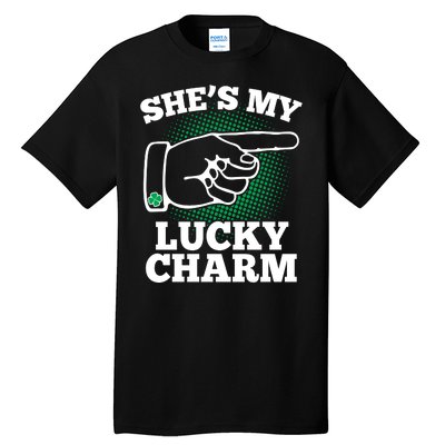 She's My Lucky Charm St Patrick's Day Matching Couples Tall T-Shirt