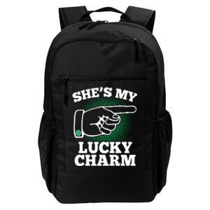 She's My Lucky Charm St Patrick's Day Matching Couples Daily Commute Backpack