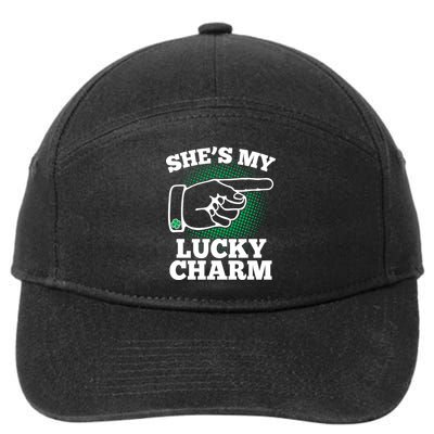 She's My Lucky Charm St Patrick's Day Matching Couples 7-Panel Snapback Hat