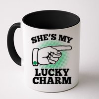 She's My Lucky Charm St Patrick's Day Matching Couples Mug