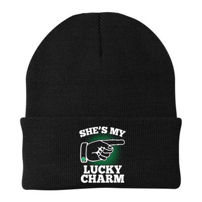 She's My Lucky Charm St Patrick's Day Matching Couples Beanie