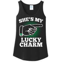 She's My Lucky Charm St Patrick's Day Matching Couples Ladies Essential Tank