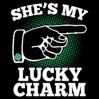 She's My Lucky Charm St Patrick's Day Matching Couples Flatbill Hat