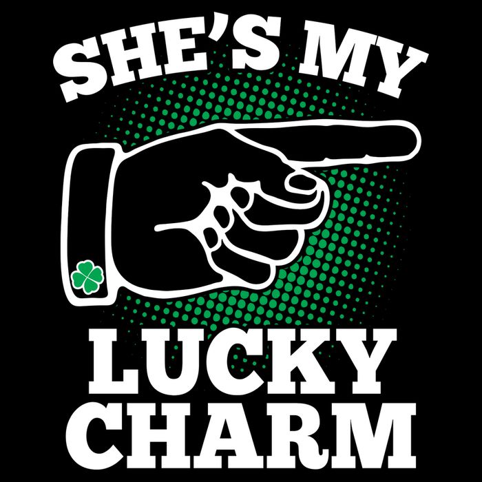 She's My Lucky Charm St Patrick's Day Matching Couples Flatbill Hat