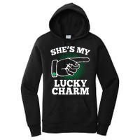 She's My Lucky Charm St Patrick's Day Matching Couples Women's Pullover Hoodie