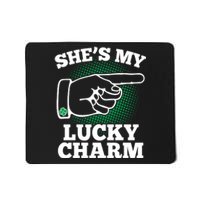 She's My Lucky Charm St Patrick's Day Matching Couples Mousepad