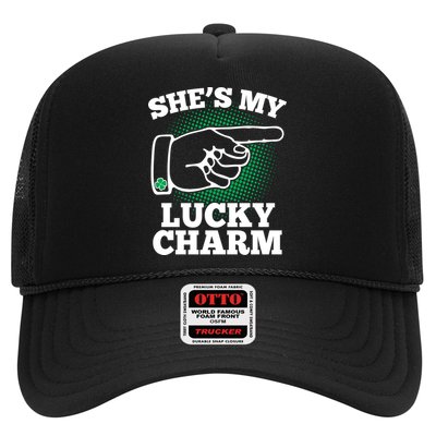 She's My Lucky Charm St Patrick's Day Matching Couples Trucker Hat