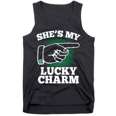 She's My Lucky Charm St Patrick's Day Matching Couples Tank Top