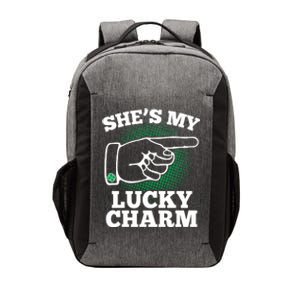 She's My Lucky Charm St Patrick's Day Matching Couples Vector Backpack