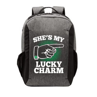 She's My Lucky Charm St Patrick's Day Matching Couples Vector Backpack