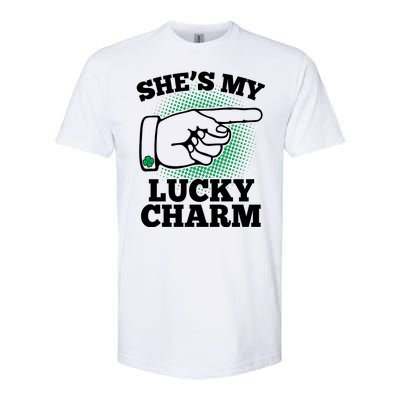 She's My Lucky Charm St Patrick's Day Matching Couples Softstyle® CVC T-Shirt