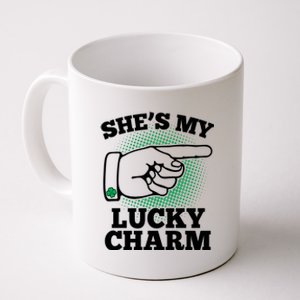 She's My Lucky Charm St Patrick's Day Matching Couples Coffee Mug