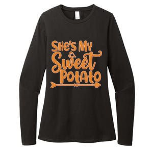 She's My Sweet Potato Womens CVC Long Sleeve Shirt