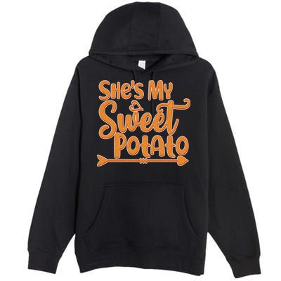 She's My Sweet Potato Premium Pullover Hoodie