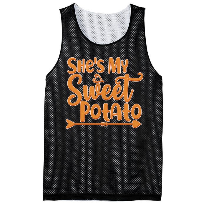 She's My Sweet Potato Mesh Reversible Basketball Jersey Tank