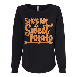 She's My Sweet Potato Womens California Wash Sweatshirt