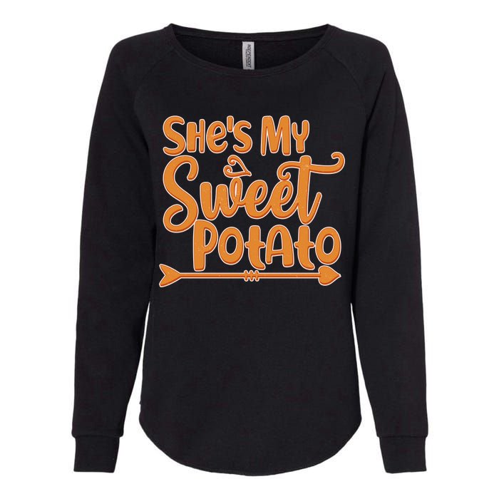 She's My Sweet Potato Womens California Wash Sweatshirt