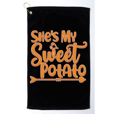 She's My Sweet Potato Golf Towel