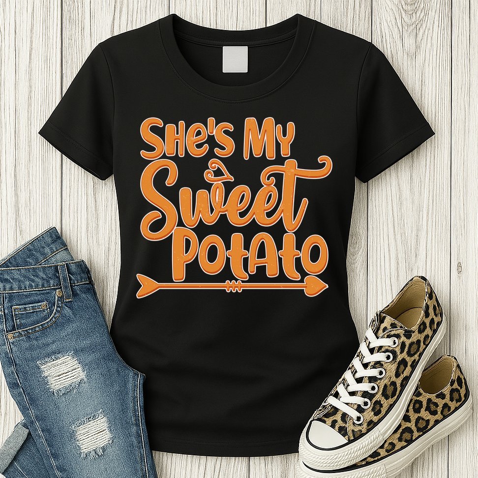 She's My Sweet Potato Womens T-Shirt