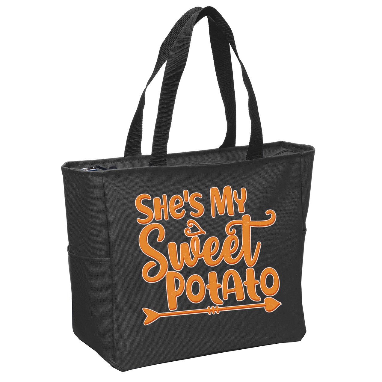 She's My Sweet Potato Zip Tote Bag