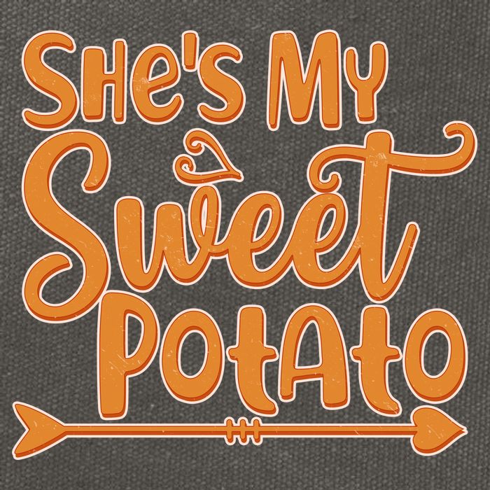 She's My Sweet Potato Cotton Canvas Backpack