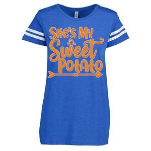 She's My Sweet Potato Enza Ladies Jersey Football T-Shirt