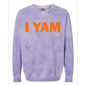 She's My Sweet Potato I YAM Matching Couples Colorblast Crewneck Sweatshirt