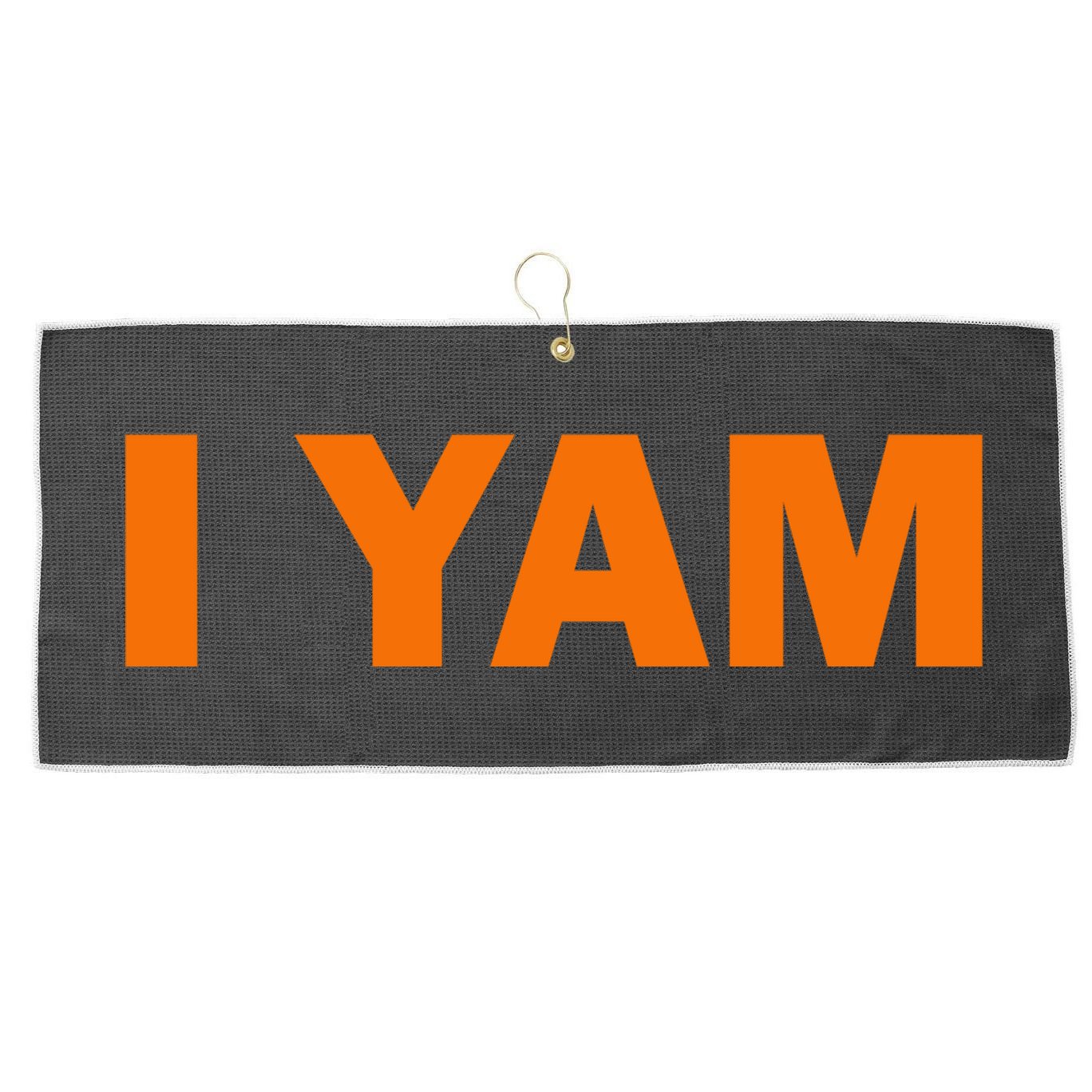 She's My Sweet Potato I YAM Matching Couples Large Microfiber Waffle Golf Towel